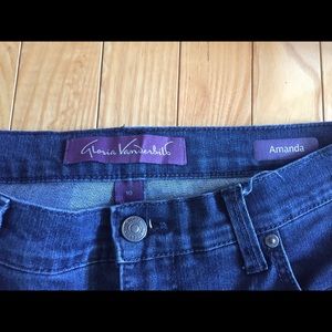 Gloria Vanderbilt Amanda Jeans Size 10 Dark Wash